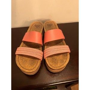 Reef Pink Cushion Vista Hi Sandals  size 11